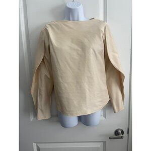 Cream-Colored Long Sleeve Top